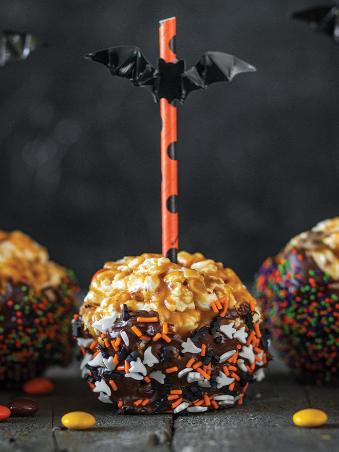 Halloween Popcorn Balls - Henderson Family Magazine